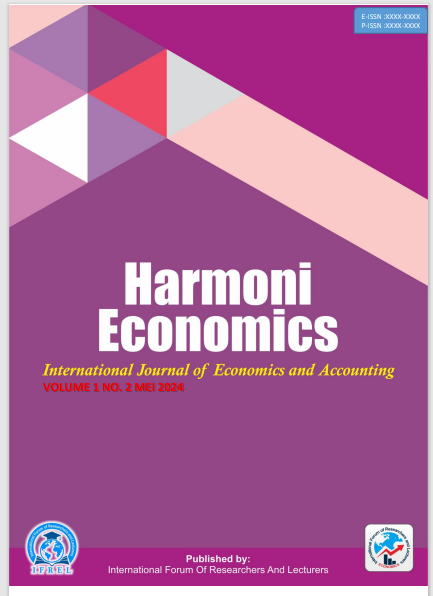 					View Vol. 1 No. 3 (2024): August :  Harmoni Economics: International Journal of Economics and Accounting
				